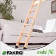 Schody strychowe drewniane składane segmentowe FAKRO LWK Plus